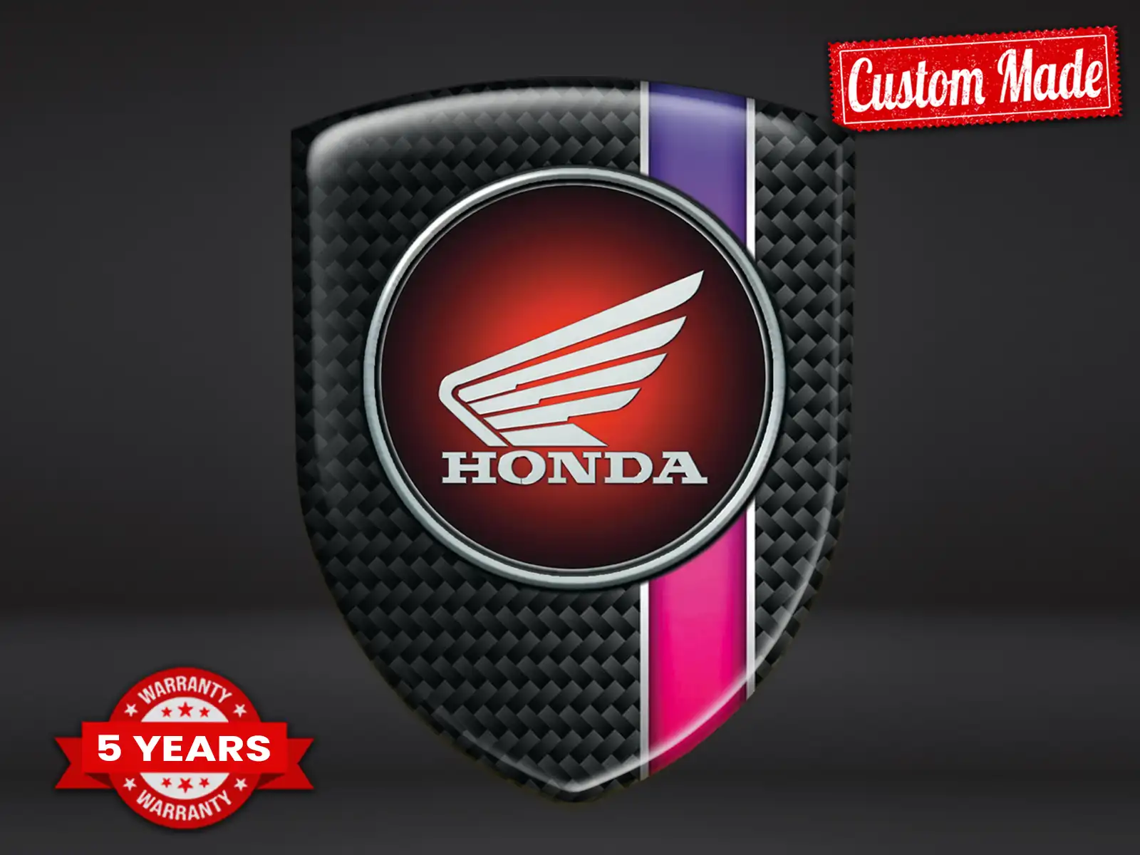 Honda Pegatinas Automotrices Resistentes Deporte Alta Gama